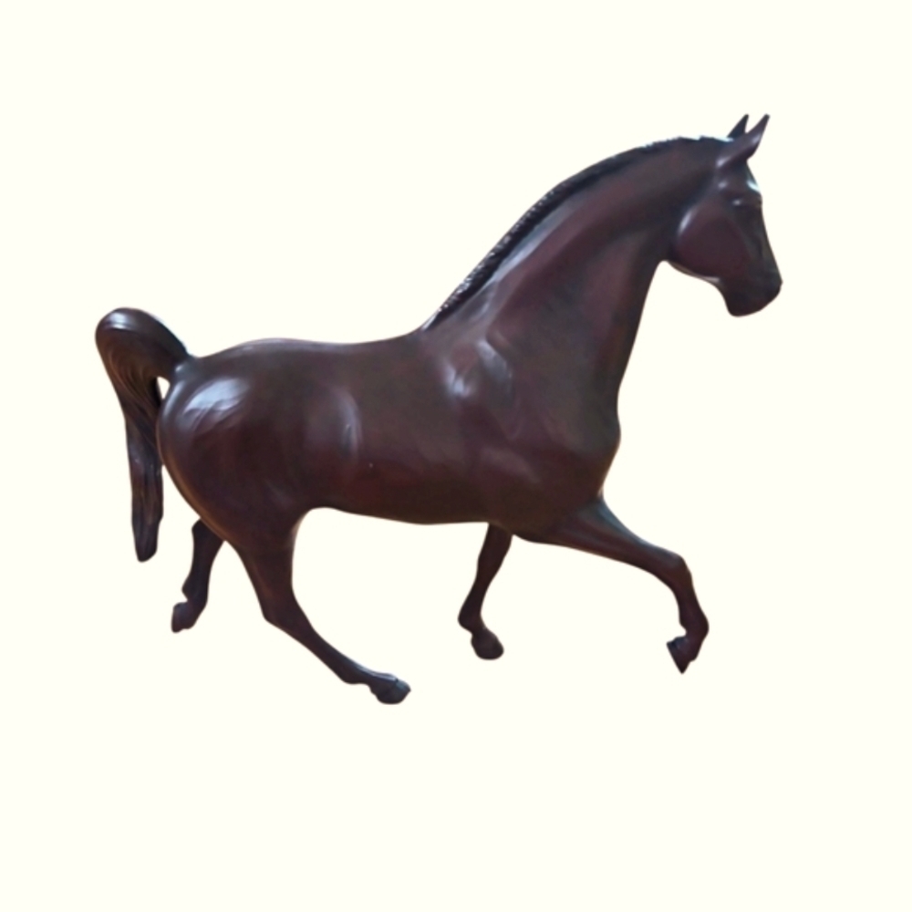 Vintage 1970s Hartland Plastics Tennessee Walking Horse Woodcut 9" - Picture 3 of 5